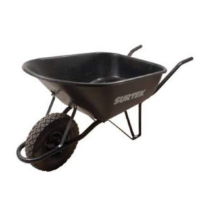 CARRETILLA SURTEK CT604A CONCHA PLAST NEGRA 6 PIES